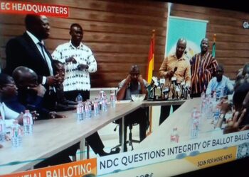 Chaos Erupts at EC Balloting as NDC Raises Integrity Concerns
