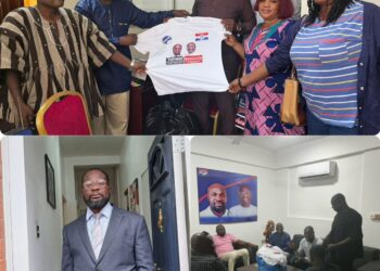 UK-Based Businessman Daniel Mensah Komieter JNR Donates Campaign Materials to NPP Parliamentary Candidates in Tema