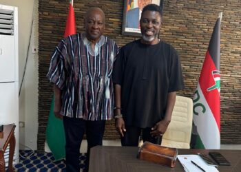 A Plus Meets Former President John Mahama as NDC Rallies Behind the ‘8’ Symbol