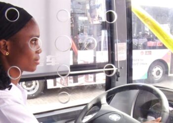 Woman Who Drove Bawumia During Electric Bus Launch Not a Government-Trained Kayayoo