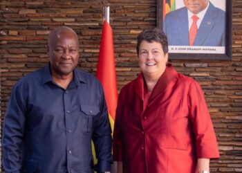 US Ambassador Virginia Palmer Meets Mahama, Congratulates Him on Election Victory and Reaffirms Strong Ghana-US Ties