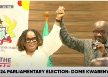 EC officially declares Elikplim Akurugu as MP-elect for Dome Kwabenya