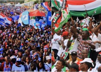NPP and NDC hold final rallies ahead of Saturday’s election