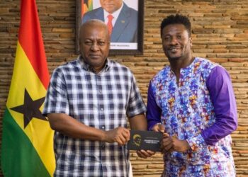 Asamoah Gyan Calls for Unity and Support for Mahama’s Government