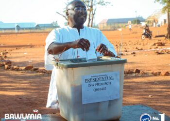 #2024 Polls: Bawumia votes in Walewale