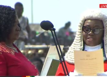 Prof Opoku-Agyemang sworn in as Ghana’s Vice President