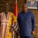 Yagbonwura Leads Delegation to Congratulate John Mahama and Vice President in Accra