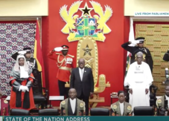 Akufo-Addo’s personal bodyguard collapses in parliament