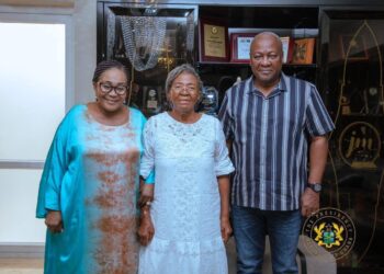 Ex-First Lady Naadu Mills Joins Mahama Family to Celebrate Electoral Success