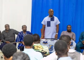 NPP General Secretary Kodua Frimpong starts “rebuilding our base” tour at the University of Ghana