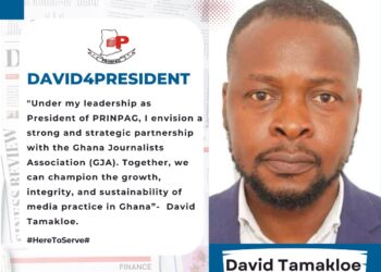 Veteran Journalist David Tamakloe Declares Bid for PRINPAG Presidency, Promises Progress and Unity