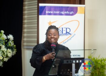 GEA Boss Margaret Ansei  Highlights Youth Empowerment at Mastercard Foundation and ISSER Youth Futures Launch