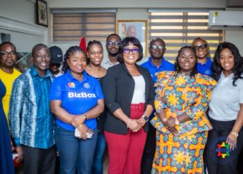GEA CEO Margaret Ansei Magoo and Mastercard Foundation Tour Koforidua Bead Market, Visit Eastern Regional Minister