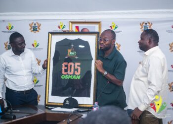 YFM Pays Courtesy Call on NYA CEO Osman Ayariga, Commends His Role in Promoting Youth Empowerment Ahead of Youth Month